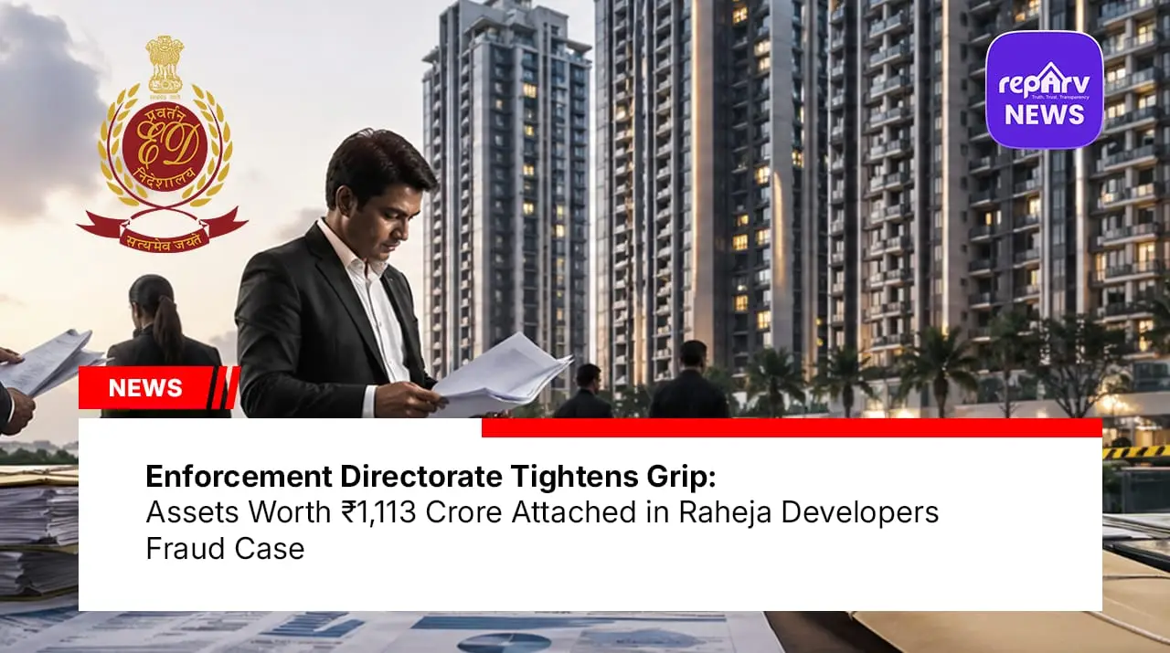 Enforcement Directorate Tightens Grip: Assets Worth ₹1,113 Crore Attached in Raheja Developers Fraud Case